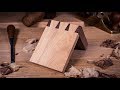 How to cut a DOVETAIL JOINT by HAND