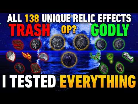 The ONLY Nightreign Relic Analysis & Tier List You Need | All 138 Effects | Elden Ring Nightreign