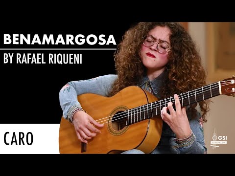 Flamenco Guitarist CARO plays Rafael Riqueni's "Benamargosa" (Fantasía) on a 1990 Miguel Rodríguez