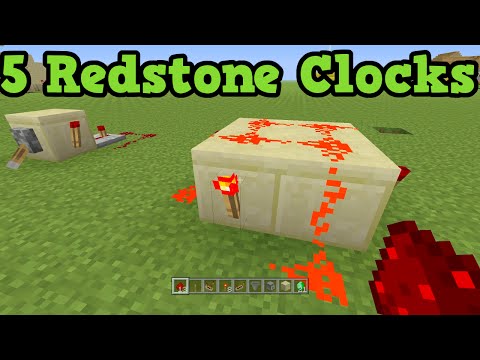 ibxtoycat - Minecraft Xbox 360 + PS3 - 5 Redstone Clocks