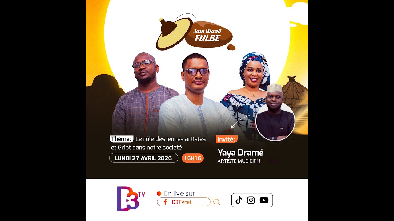 JAM WAALI FULBE #1 | Le Rôle des Jeunes Artistes et Griots dans Notre Société | Invité : Yaya Dramé.