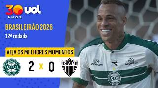 CORITIBA 2 X 0 ATLÉTICO-MG | COXA VENCE COM FALHA BIZARRA DE LYANCO | MELHORES MOMENTOS BRASILEIRÃO