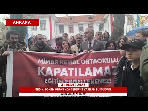 Eğitim-İş Genel Sekreteri Seher Ergin - Mimar Kemal Ortaokulu Basın Açıklaması | EĞİTİM İŞ