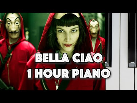 Bella Ciao Relaxing Piano Cover (1 Hour Long, Relaxing Music, Romantic, Melodic, La Casa de Papel)