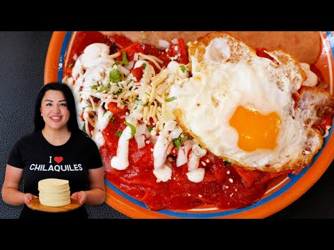 CHEAP CHILAQUILES ROJOS in Minutes, for an EASY BUDGET MEAL Idea!!!