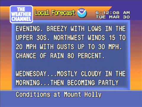Local Forecast 3/30/10