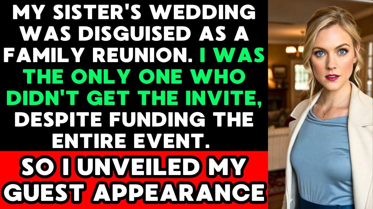 My Sister's Secret Wedding Was Disguised As A Family Reunion That I Paid For