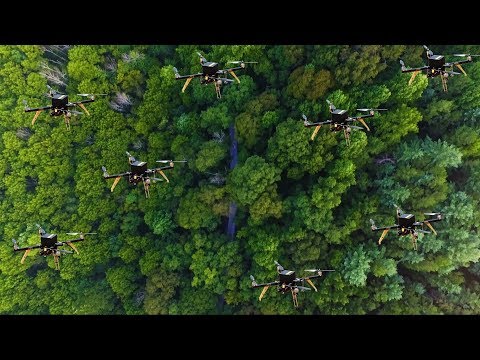 Fleets of drones could aid searches for lost hikers