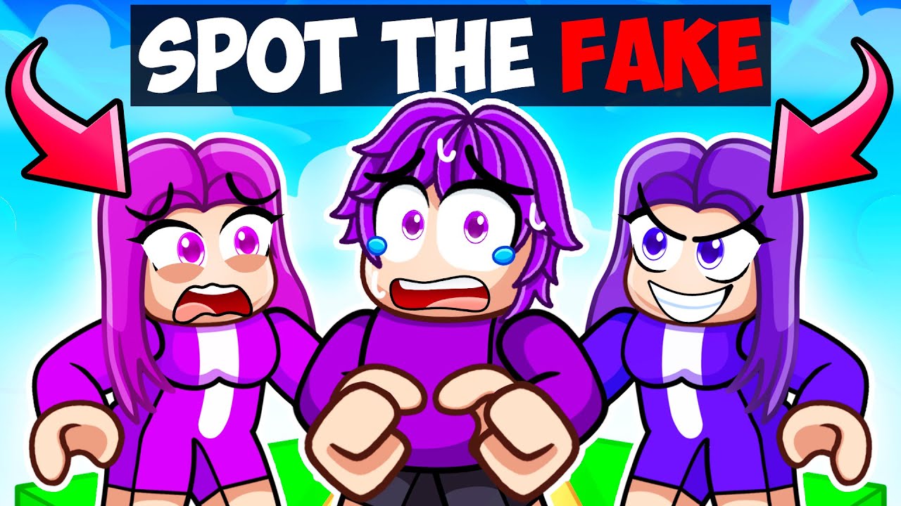 Spot the FAKE PERSON in Roblox!