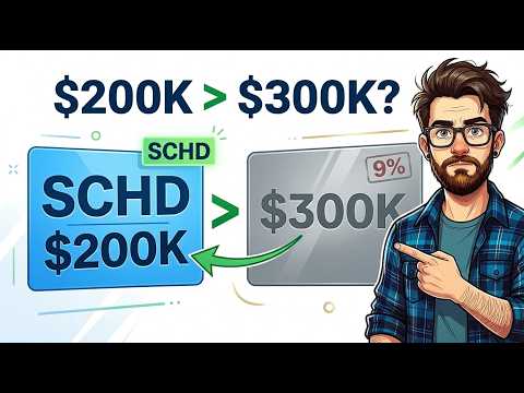 SCHD vs High-Yield ETF: The $200K vs $300K Math Breakdown