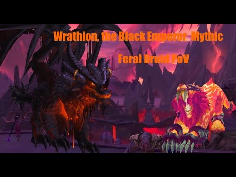 8.3 World of Warcraft Battle for Azeroth: Wrathion, the Black Emperor  Mythic | Feral Druid PoV