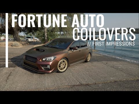 FORTUNE AUTO 500 COILOVERS | FIRST IMPRESSIONS | 2015-2019 SUBARU WRX/STI
