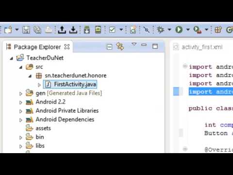 DEVELOPPER SOUS ANDROID 11 Initialisation et synchronisation de variables