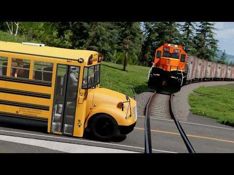School Bus Accidents 3 | BeamNG.drive