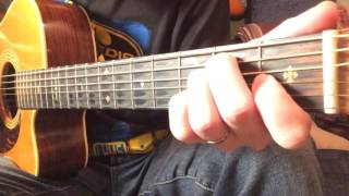 How To Play Gilmore Girls End Credit &quot;Fast Jeep Ride&quot; on Guitar (original song by Sam Phillips)