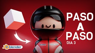 como HACER tu PRIMER MODELO 3D EN BLENDER 4.4 | CLASE 3