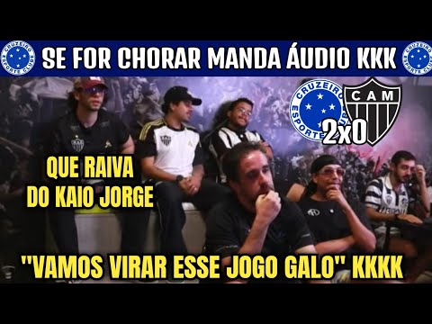 😭😂 SE FOR CHORAR MANDA ÁUDIO! A REAÇÃO DOS ATLÉTICANOS COM KAIO JORGE EM CRUZEIRO 2X0 ATLÉTICO MG.