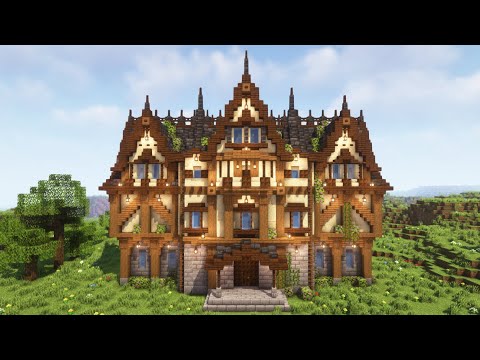 Minecraft | Big Medieval Mansion Tutorial