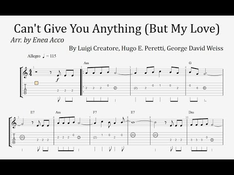 Can't Give You Anything (But My Love)