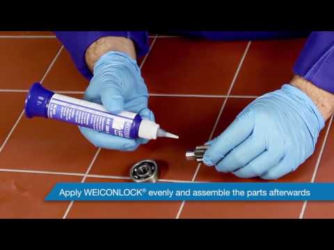Анаэробный клей WEICONLOCK AN 306-03 фиксатор цилиндрических узлов видео