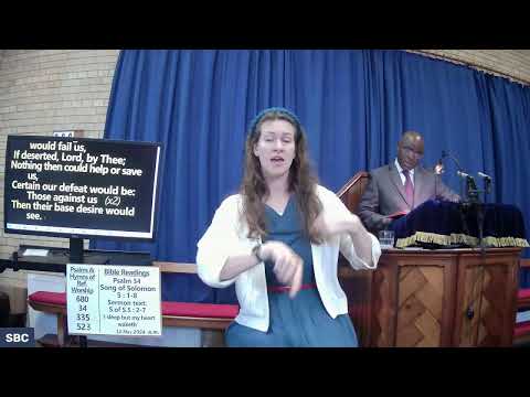 2024.05.12 Sunday morning service 11 a.m. "I Sleep But My Heart Waketh" 12 May 2024