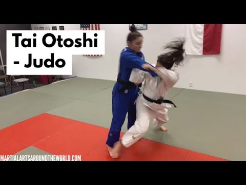 Judo - Tai Otoshi (Body Drop Throw)