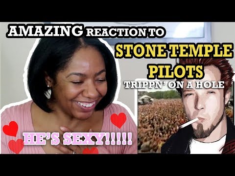 WIFE'S AMAZING REACTION TO STONE TEMPLE PILOTS- TRIPPN' ON A HOLE  IN PAPER HEART