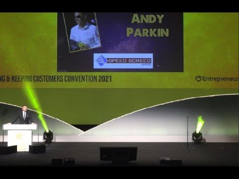 National Entrepreneur Awards Andy Parkin👏🏆 David Walliams Presenting the Awards