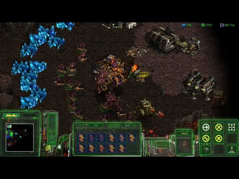 StarCraft Remastered: UEDAIP - Expansion Zerg 08 To Slay the Beast (WITH GROUND FORCES) w/commentary