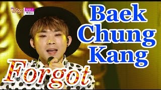 [HOT] BAEK CHUNG KANG - Forgot, 백청강 - 잊었니, Show Music core 20150606