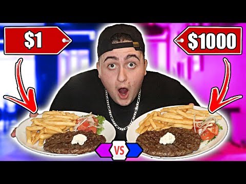 $1000 Kobe Steak VS $1 Wagyu Steak!! *Hand made Kobe Beef Burgers*  (Kobe beef vs Wagyu beef!?)