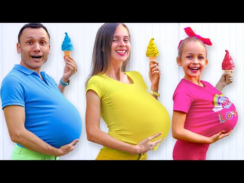 Kinderlieder Deutsche - Zu viel Eisbecher | Maya und Mary