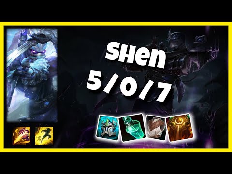 Shen vs Karthus KOREAN Challenger JUNGLE (5/0/7) Gameplay Replay - Patch 10.23