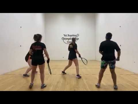 Racquetball Clips - Forehand Kill in Doubles