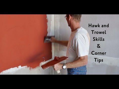 Hawk and Trowel Skills & Corner Tips