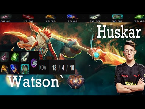 Watson` Huskar Mid Gameplay Patch 7.31b - Dota 2 Full Gameplay player perspective.