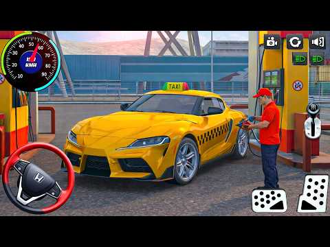 City Taxi Driving Simulator 3D: realistic city car pick & drop best car simulator - android gameplay