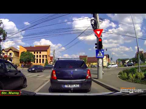 Driving in Timişoara:  Gara de Sud - AEM. (Timelapse 2x)