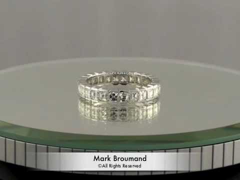 2.35ct Asscher Cut Diamond Eternity Band- Mark Broumand