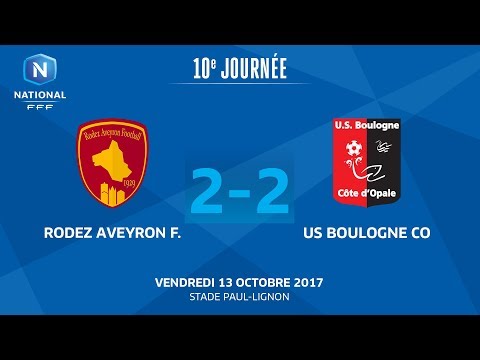 Vendredi 13/10/2017 à 19h45 - Rodez Aveyron F. - US Boulogne CO - J10