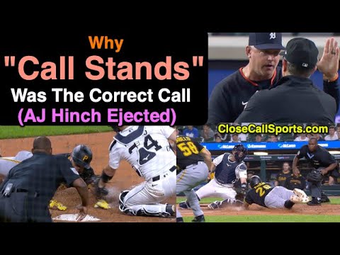 E75 - AJ Hinch Ejected After Call Stands on Extra Inning Safe Call Due to Parallax Effect