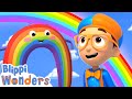 Blippi Wonders Blippi Learns Rainbow Colors Blippi Animated Series Cartoons For Kids