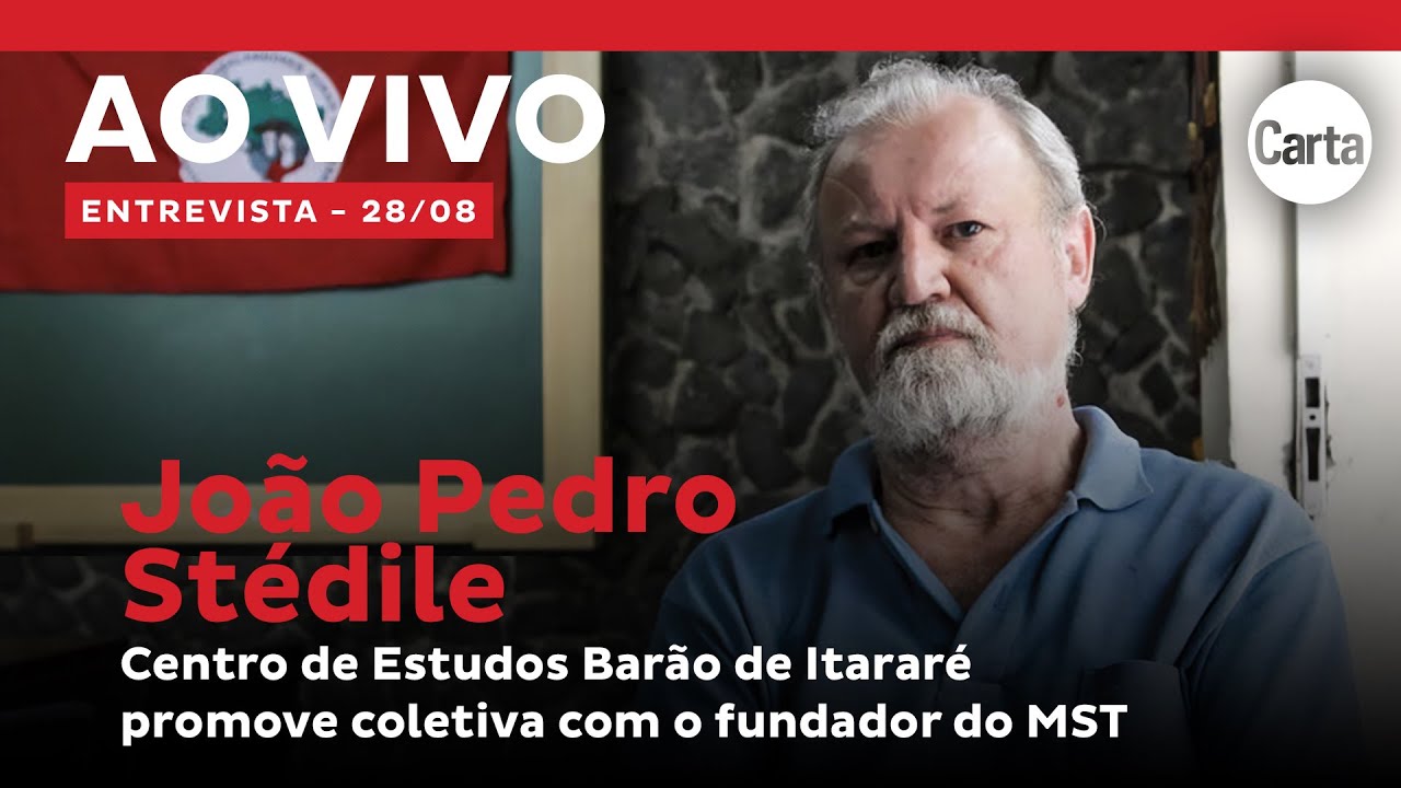 ENTREVISTA COLETIVA COM JOÃO PEDRO STÉDILE | Ao vivo