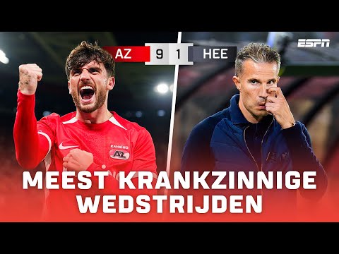 De MEEST KRANKZINNIGE WEDSTRIJDEN in de Eredivisie 2024/25 😱