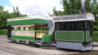 preview picture of video 'Riding a Steam tram around Ferrymead historical park. Thursday 24 November 2011'