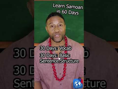 Samoan language for beginners Learn Samoan in 60 Days