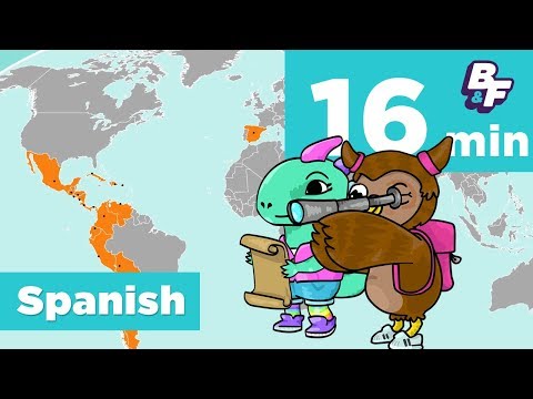Basho's Spanish Food & Travel Compilation | BASHO & FRIENDS Learning Songs