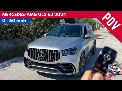 MERCEDES-AMG GLS 63 2024 // Exhaust Sound & 0-60 [POV-4K]