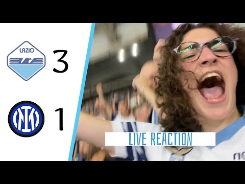CHE GODURIA!! LAZIO 3-1 INTER | LIVE REACTION STADIO OLIMPICO