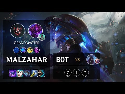 Malzahar Bot vs Aphelios - EUNE Grandmaster Patch 10.4